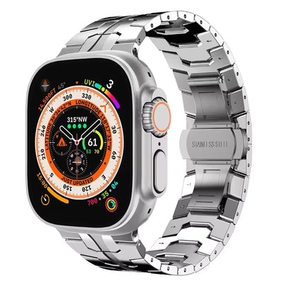 Iron Man Titanium Alloy Strap for Apple Watch Band iWatch Series Ultra3/2/11/10/9/8/7/6/5/4