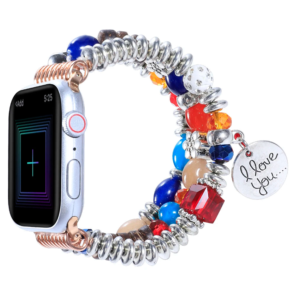 Jewelry Bracelet for Apple Watch Band iWatch Series 10/9/8/7/Ultra2/6/5/4/3/SE