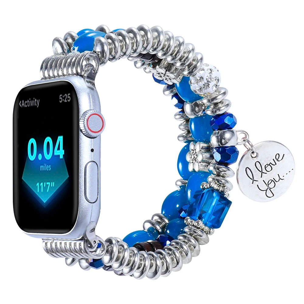 Jewelry Bracelet for Apple Watch Band iWatch Series 10/9/8/7/Ultra2/6/5/4/3/SE