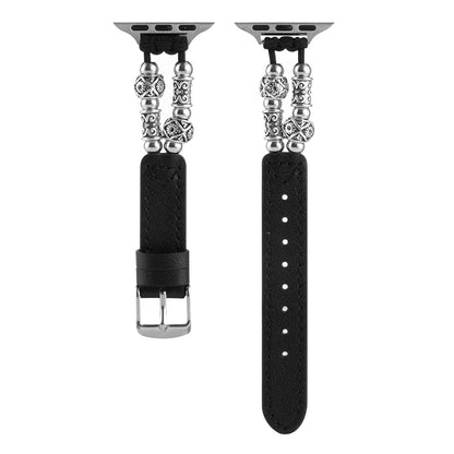 Leather Bracelet for Apple Watch iWatch Ultra2 Band 46m 45mm 44mm 41mm 40mm 42mm Series 10/9/8/7/6/5/4/3/SE