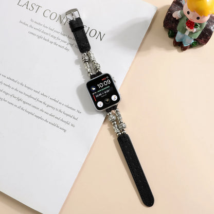 Leather Bracelet for Apple Watch iWatch Ultra2 Band 46m 45mm 44mm 41mm 40mm 42mm Series 10/9/8/7/6/5/4/3/SE