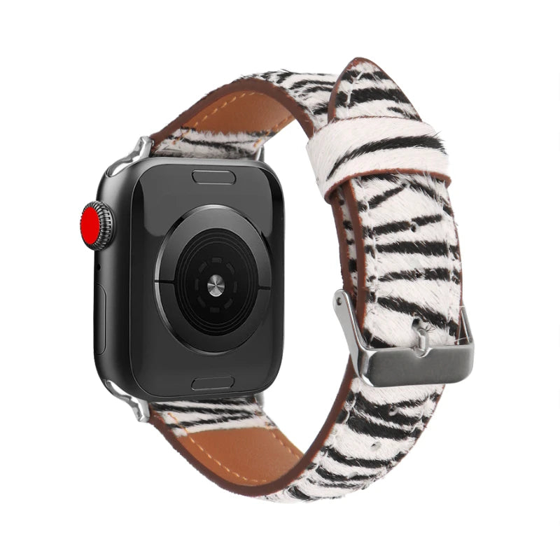 Leather Bracelet for Apple Watch Band iWatch Series Ultra2/10/9/8/7/6/5/4/3/SE