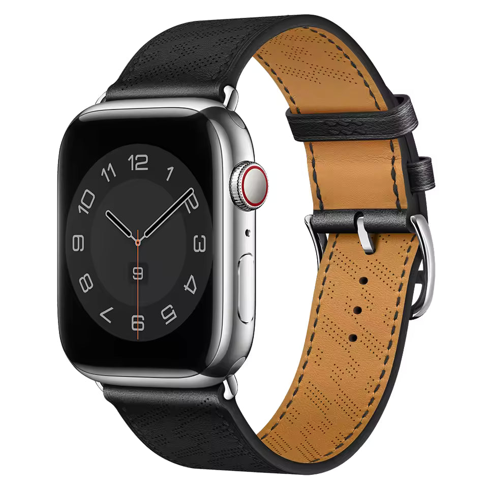 Leather Strap for Apple Watch Band iWatch Series Ultra3/2/11/10/9/8/7/6/5/4/SE
