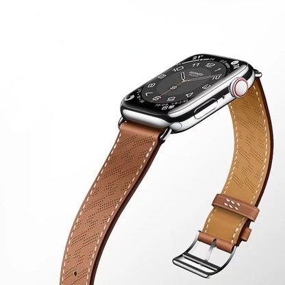 Leather Strap for Apple Watch Band iWatch Series Ultra3/2/11/10/9/8/7/6/5/4/SE