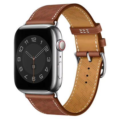 Leather Strap for Apple Watch Band iWatch Series Ultra3/2/11/10/9/8/7/6/5/4/SE