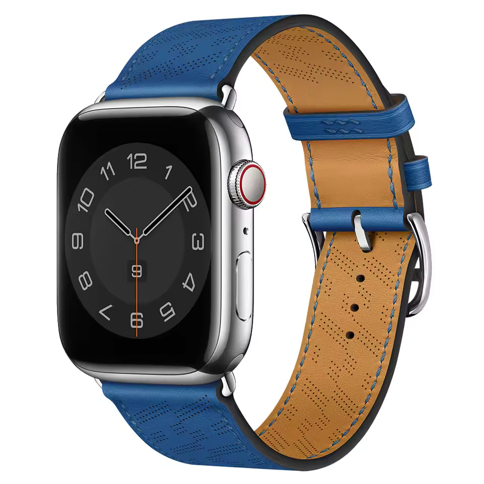 Leather Strap for Apple Watch Band iWatch Series Ultra3/2/11/10/9/8/7/6/5/4/SE