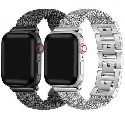 Link Stainless Steel Bracelet for Apple Watch Band iWatch Series 10/9/8/7/6/5/4/SE