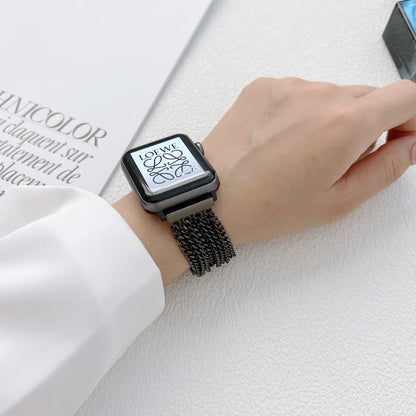 Link Stainless Steel Bracelet for Apple Watch Band iWatch Series 10/9/8/7/6/5/4/SE