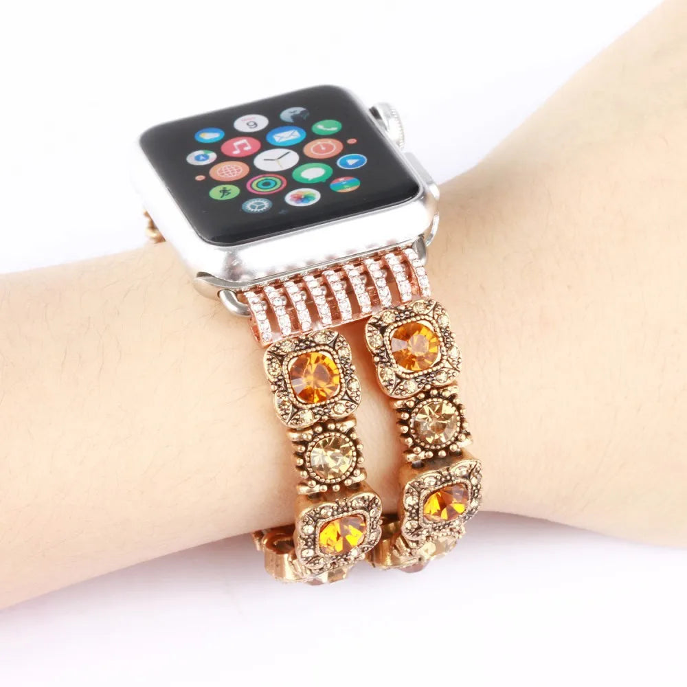 Luxury Diamond Bracelet for Apple Watch Band iWatch Series Ultra/2/10/9/8/7/6/5/4/SE