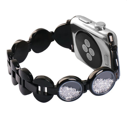 Luxury Stainless Steel Diamond Bracelet for Apple Watch Band iWatch Series Ultra3/11/10/9/8/7/6/5/4/SE