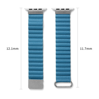Magnetic Leather Strap for Apple Watch Band iWatch Series Ultra/3/11/10/9/8/7/6/5/4/3/SE