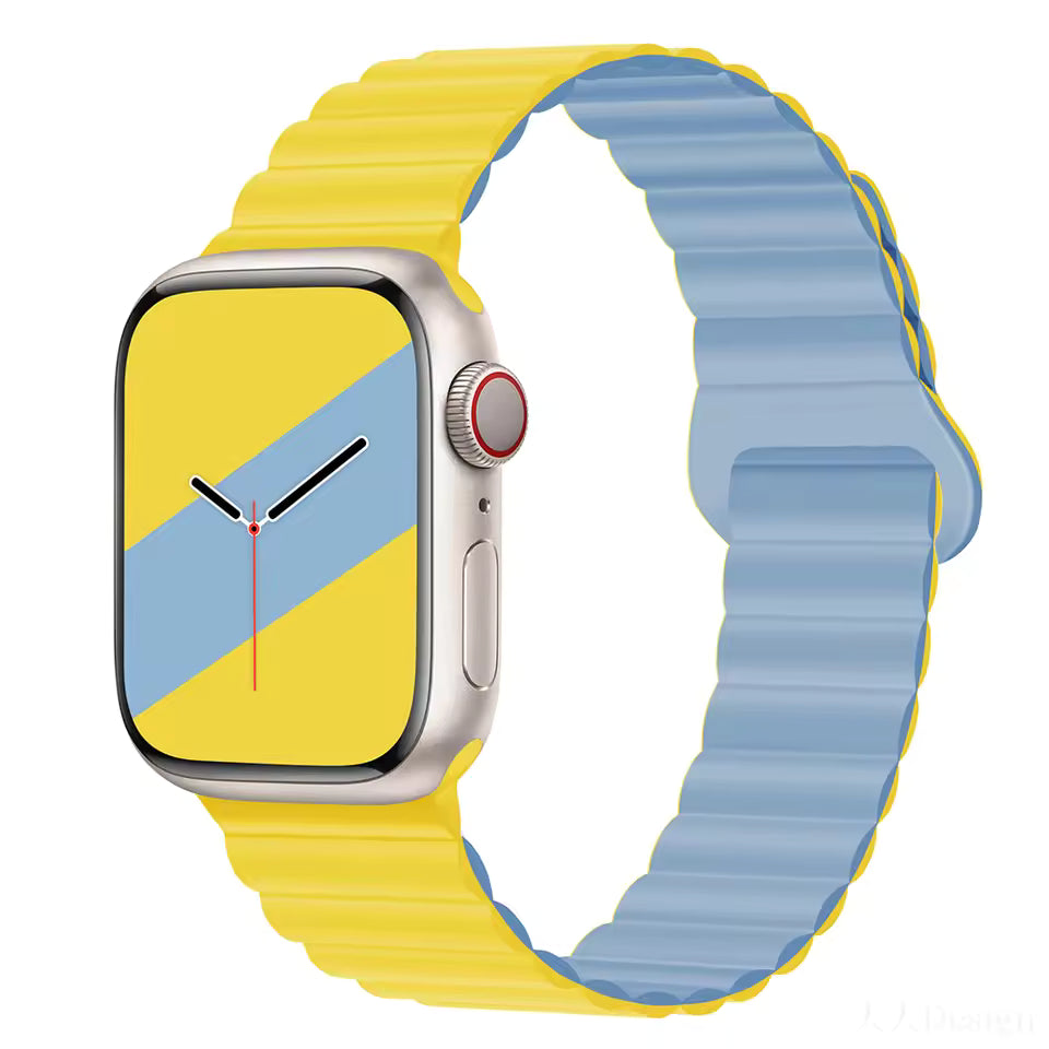 Magnetic Loop Silicone Strap for Apple Watch Ultra/2/10/9/8/7/6/5/4/3/SE2