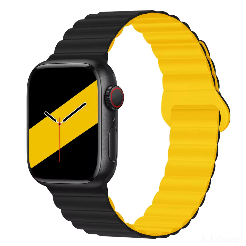 Magnetic Loop Silicone Strap for Apple Watch Ultra/2/10/9/8/7/6/5/4/3/SE2