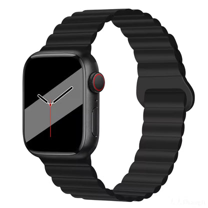 Magnetic Loop Silicone Strap for Apple Watch Ultra/2/10/9/8/7/6/5/4/3/SE2