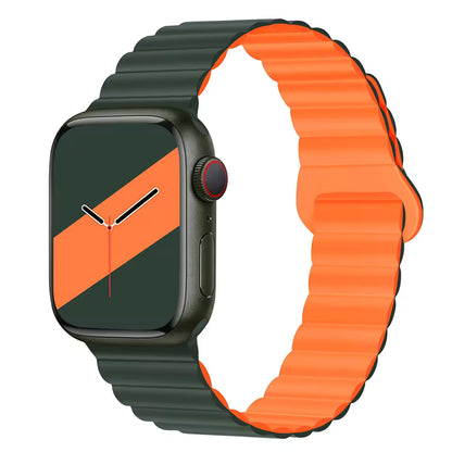 Magnetic Loop Silicone Strap for Apple Watch Ultra/2/10/9/8/7/6/5/4/3/SE2