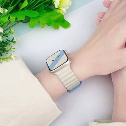 Magnetic Loop Silicone Strap for Apple Watch Ultra/2/10/9/8/7/6/5/4/3/SE2