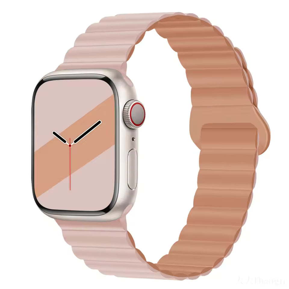 Magnetic Loop Silicone Strap for Apple Watch Ultra/2/10/9/8/7/6/5/4/3/SE2