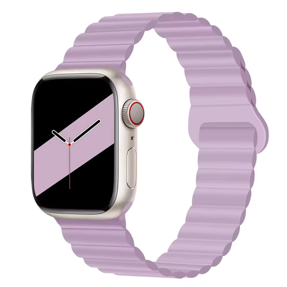 Magnetic Loop Silicone Strap for Apple Watch Ultra/2/10/9/8/7/6/5/4/3/SE2