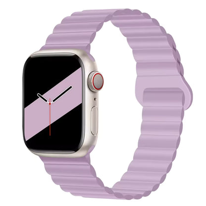 Magnetic Loop Silicone Strap for Apple Watch Ultra/2/10/9/8/7/6/5/4/3/SE2