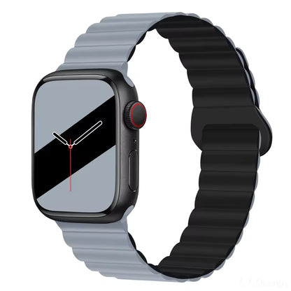 Magnetic Loop Silicone Strap for Apple Watch Ultra/2/10/9/8/7/6/5/4/3/SE2