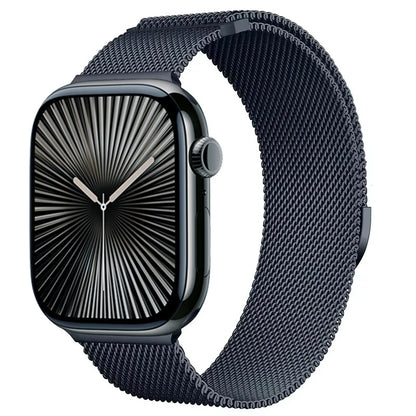 Magnetic Metal Milanese Bracelet for Apple Watch Band iWatch Series Ultra3/2/11/10/9/8/7/6/5/4/SE2