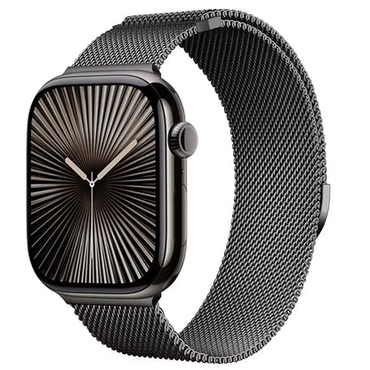 Magnetic Metal Milanese Bracelet for Apple Watch Band iWatch Series Ultra3/2/11/10/9/8/7/6/5/4/SE2