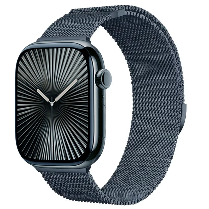 Magnetic Metal Milanese Bracelet for Apple Watch Band iWatch Series Ultra3/2/11/10/9/8/7/6/5/4/SE2