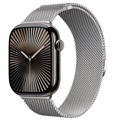 Magnetic Metal Milanese Bracelet for Apple Watch Band iWatch Series Ultra3/2/11/10/9/8/7/6/5/4/SE2