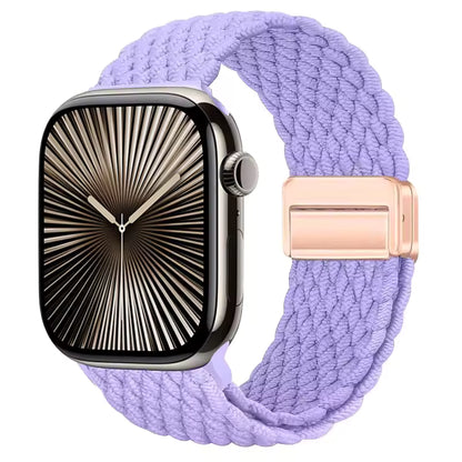 Magnetic Nylon Braided Bracelet for Apple Watch Band iWatch Series Ultra2/3/11/10/9/8/7/6/5/4/SE