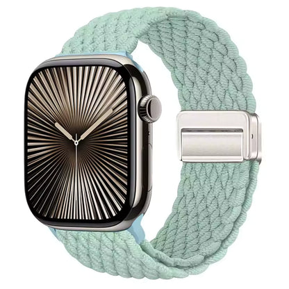 Magnetic Nylon Braided Bracelet for Apple Watch Band iWatch Series Ultra2/3/11/10/9/8/7/6/5/4/SE
