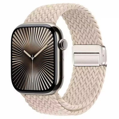 Magnetic Nylon Braided Bracelet for Apple Watch Band iWatch Series Ultra2/3/11/10/9/8/7/6/5/4/SE