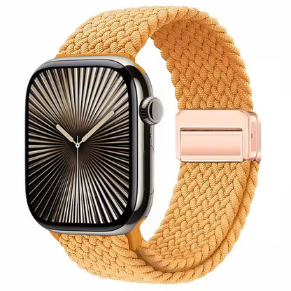 Magnetic Nylon Braided Bracelet for Apple Watch Band iWatch Series Ultra2/3/11/10/9/8/7/6/5/4/SE