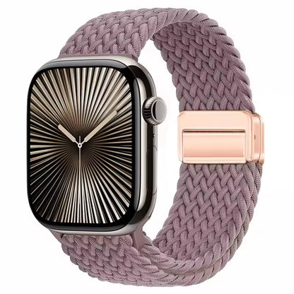Magnetic Nylon Braided Bracelet for Apple Watch Band iWatch Series Ultra2/3/11/10/9/8/7/6/5/4/SE