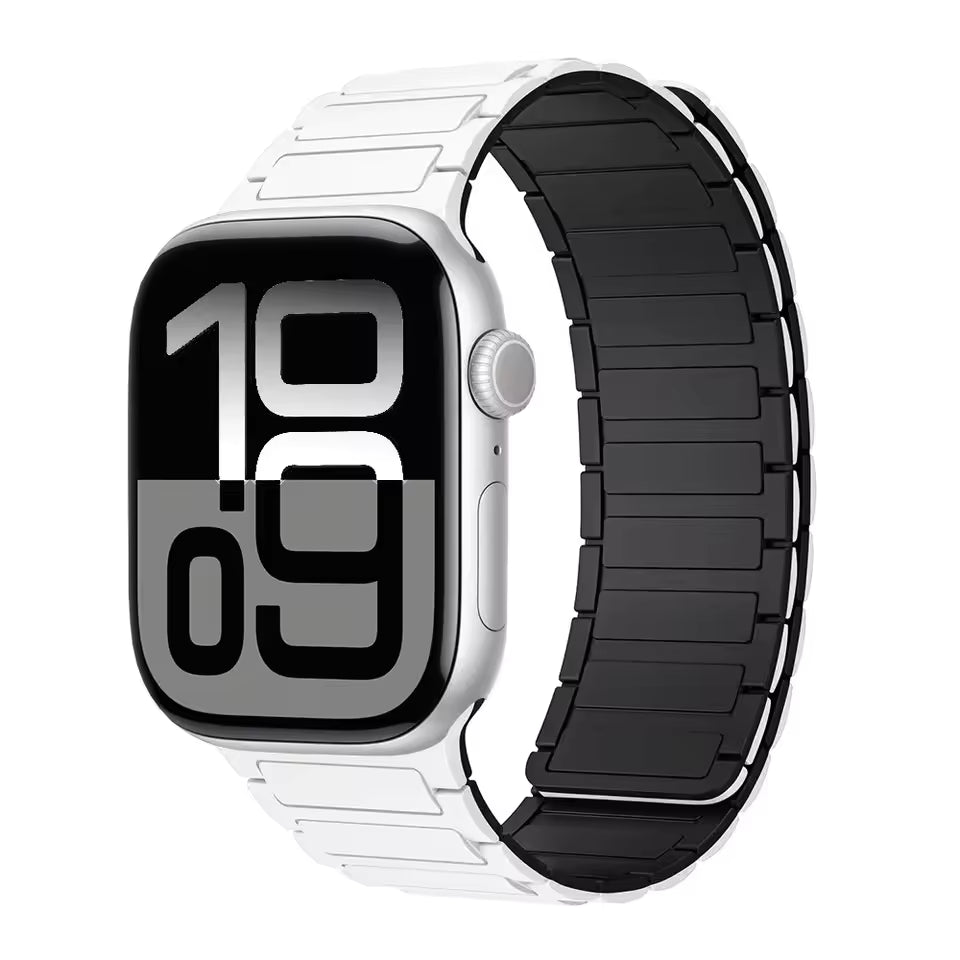 Magnetic Silicone Strap for Apple Watch Band iWatch Series Ultra3/2/11/10/9/8/7/6/5/SE