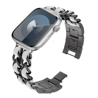 Metal Chain Bracelet for Apple Watch Band iWatch Series Ultra3/2/11/10/9/8/7/6/5/4/SE
