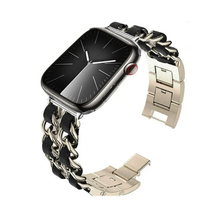Metal Chain Bracelet for Apple Watch Band iWatch Series Ultra3/2/11/10/9/8/7/6/5/4/SE