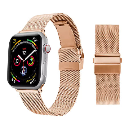 Metal Milanese Bracelet for Apple Watch Band iWatch Series Ultra2/10/9/8/7/6/5/4/SE