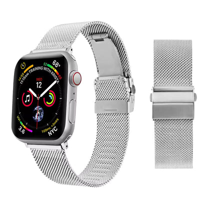 Metal Milanese Bracelet for Apple Watch Band iWatch Series Ultra2/10/9/8/7/6/5/4/SE