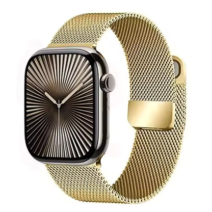 Milanese Double Section Magnetic Strap for Apple Watch Ultra2 Band 49mm 46mm 45mm 41mm 44mm 40mm 42mm Series 10/9/8/7/6/5/4/SE