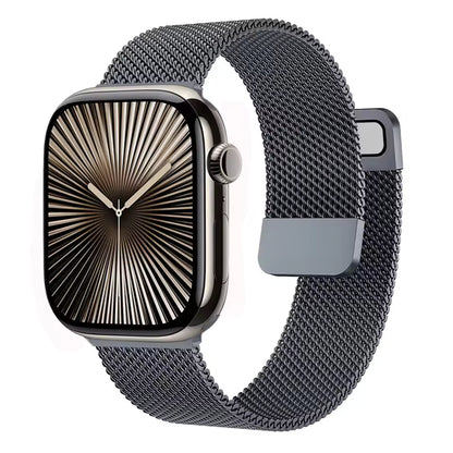 Milanese Double Section Magnetic Strap for Apple Watch Ultra2 Band 49mm 46mm 45mm 41mm 44mm 40mm 42mm Series 10/9/8/7/6/5/4/SE