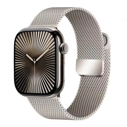 Milanese Double Section Magnetic Strap for Apple Watch Ultra2 Band 49mm 46mm 45mm 41mm 44mm 40mm 42mm Series 10/9/8/7/6/5/4/SE