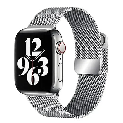 Milanese Double Section Magnetic Strap for Apple Watch Ultra2 Band 49mm 46mm 45mm 41mm 44mm 40mm 42mm Series 10/9/8/7/6/5/4/SE