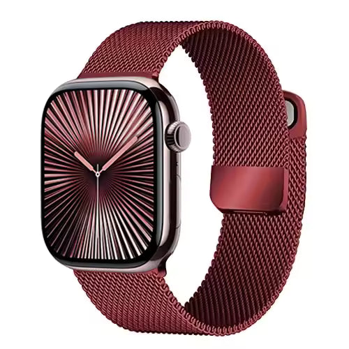Milanese Double Section Magnetic Strap for Apple Watch Ultra2 Band 49mm 46mm 45mm 41mm 44mm 40mm 42mm Series 10/9/8/7/6/5/4/SE