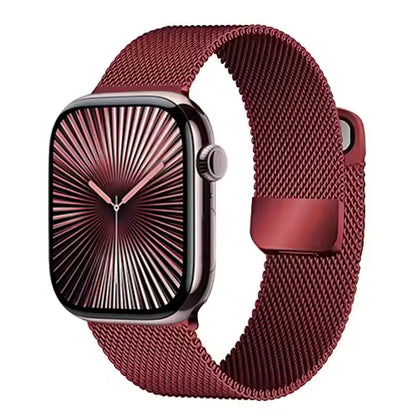 Milanese Double Section Magnetic Strap for Apple Watch Ultra2 Band 49mm 46mm 45mm 41mm 44mm 40mm 42mm Series 10/9/8/7/6/5/4/SE