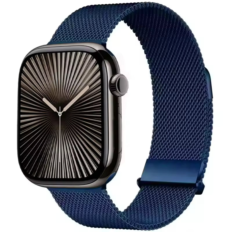 Milanese Magnetic Strap for Apple Watch Ultra2 Band 49mm 46mm 45mm 41mm 44mm 40mm Series 10/9/8/7/6/5/4/SE