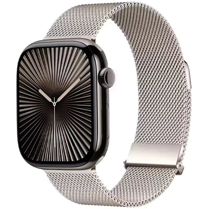 Milanese Magnetic Strap for Apple Watch Ultra2 Band 49mm 46mm 45mm 41mm 44mm 40mm Series 10/9/8/7/6/5/4/SE