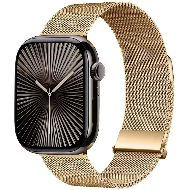 Milanese Magnetic Strap for Apple Watch Ultra2 Band 49mm 46mm 45mm 41mm 44mm 40mm Series 10/9/8/7/6/5/4/SE