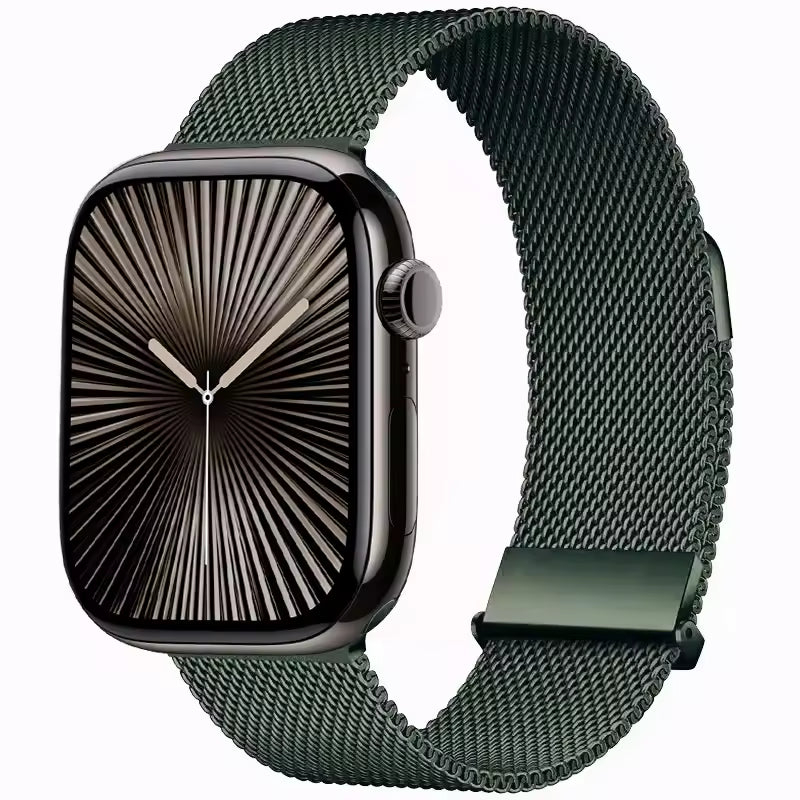 Milanese Magnetic Strap for Apple Watch Ultra2 Band 49mm 46mm 45mm 41mm 44mm 40mm Series 10/9/8/7/6/5/4/SE