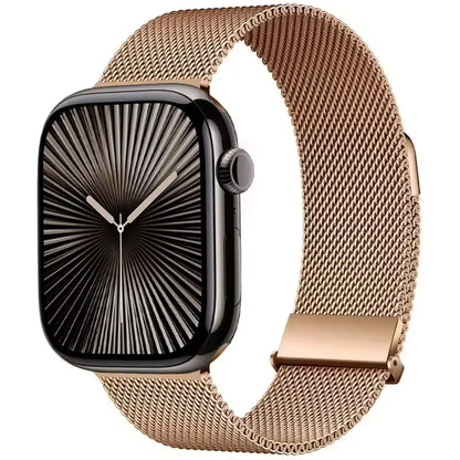 Milanese Magnetic Strap for Apple Watch Ultra2 Band 49mm 46mm 45mm 41mm 44mm 40mm Series 10/9/8/7/6/5/4/SE