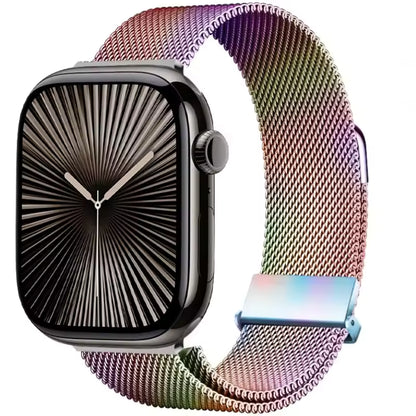 Milanese Magnetic Strap for Apple Watch Ultra2 Band 49mm 46mm 45mm 41mm 44mm 40mm Series 10/9/8/7/6/5/4/SE
